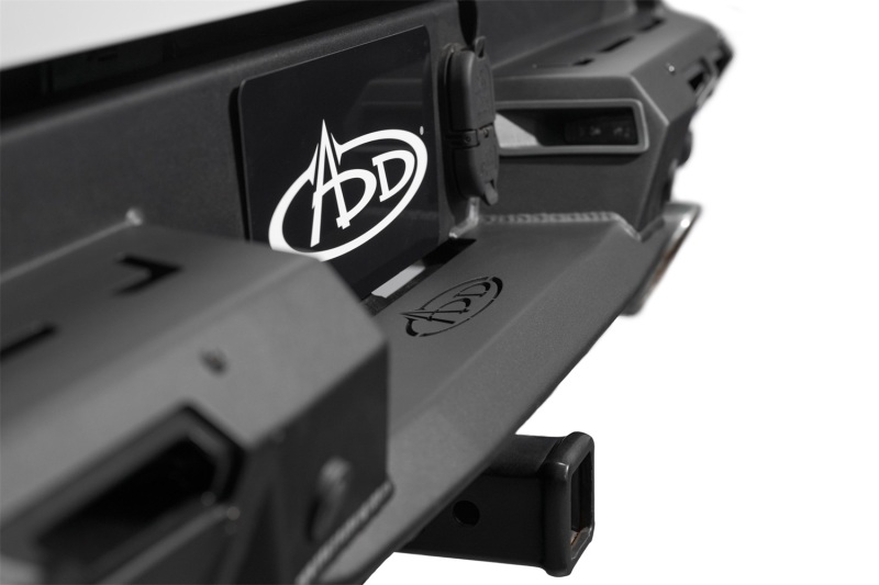 RAM 1500 Bumper - Rear - Addictive Desert Designs - Black Label - Hammer Black - `19-`24